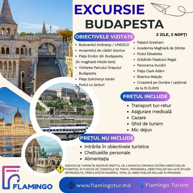 Afișul ofertei Budapesta